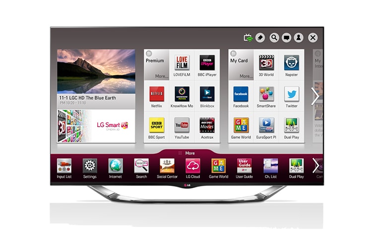 LG 47 '' CINEMA 3D Smart TV LA8600, 47LA8600