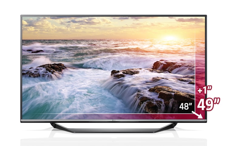 LG 49'' LG ULTRA HD TV, 49UF770T