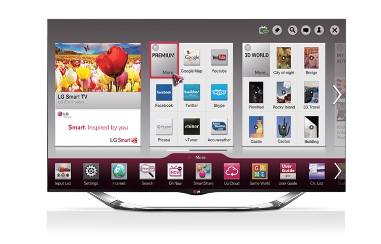 LG 55 '' CINEMA 3D Smart TV LA8600, 55LA8600