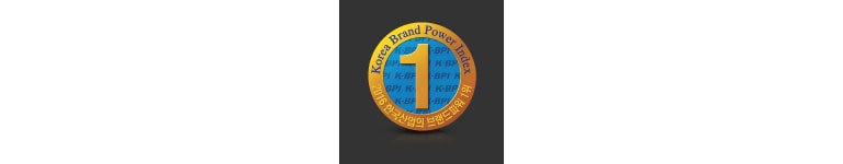 榮獲韓國Korea Brand Power Index 第1名1