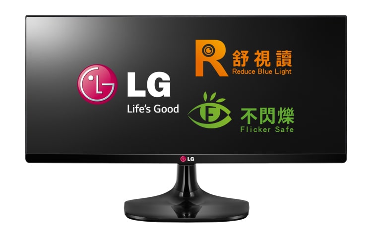 LG 25'' 21:9 UltraWide AH-IPS 液晶顯示器 21:9 完美黃金比例, 25UM65-P