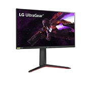 LG 27” UltraGear™ Nano IPS 1ms (GtG) 專業玩家電競顯示器, +15度側視圖, 27GP850-B, thumbnail 4