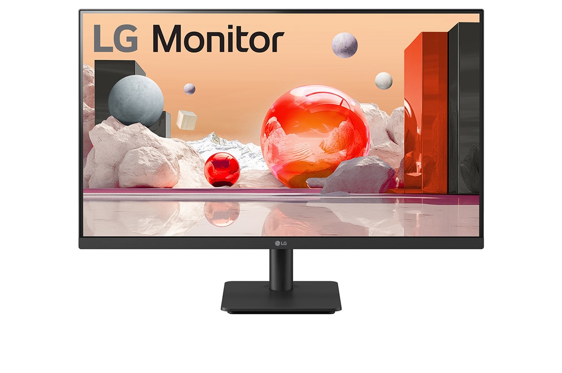 LG 27“ IPS Full HD 護眼螢幕, 正視圖, 27MS500-B
