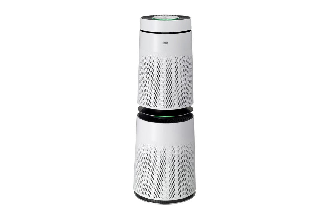 LG PuriCare™ 360°空氣清淨機 - HEPA 13版/適用30坪 (雙層), MontblancD_H13_AS101DWH0_FrontOn1, AS101DWH0