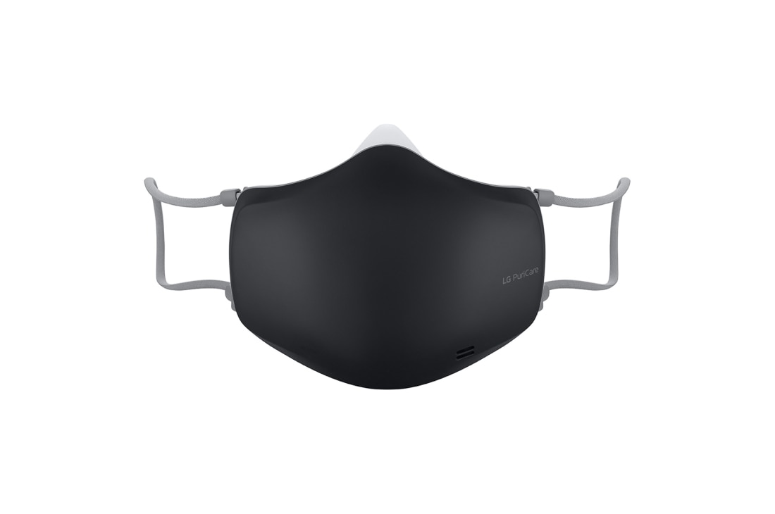 LG PuriCare 口罩型空氣清淨機  (潮流黑), LG PuriCare 口罩型空氣清淨機 (潮流黑), 正視圖, AP551ABFA