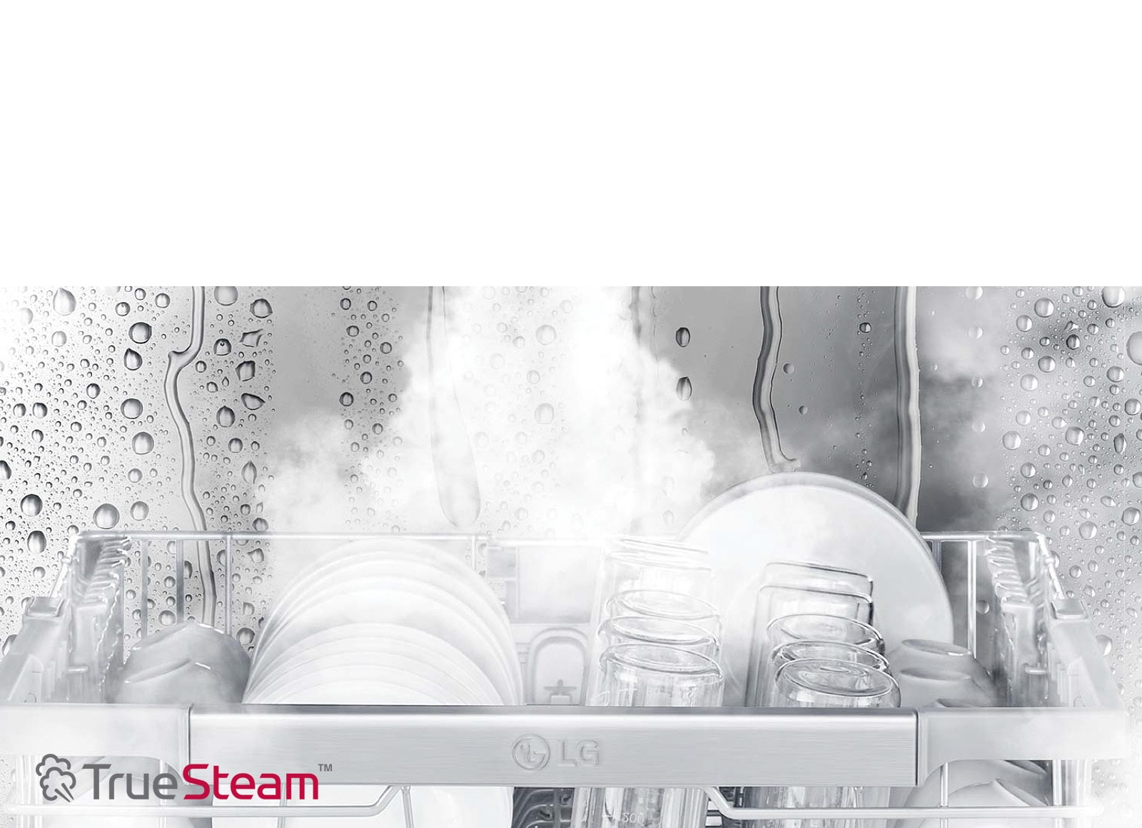 TrueSteam™ 蒸氣潔亮科技 潔亮如新 減少水漬*