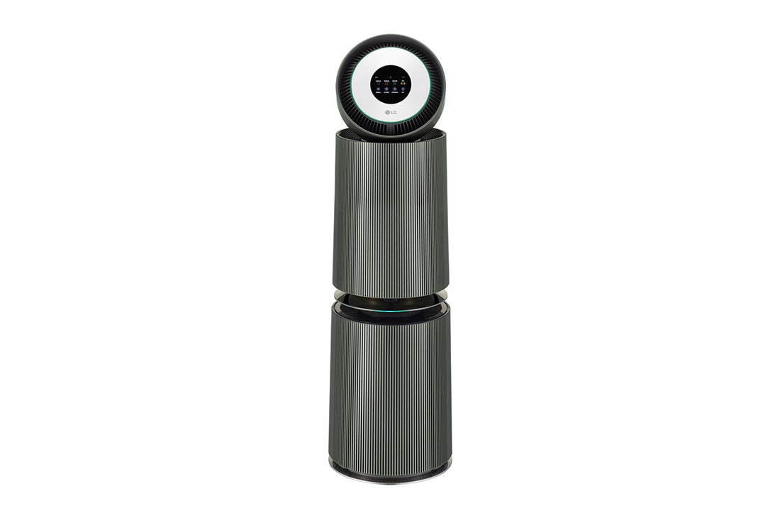 LG PuriCare™ 360°空氣清淨機 - 寵物功能增加版二代-旗艦款/建議適用32坪 (雙層), 正面, AS111NGY0