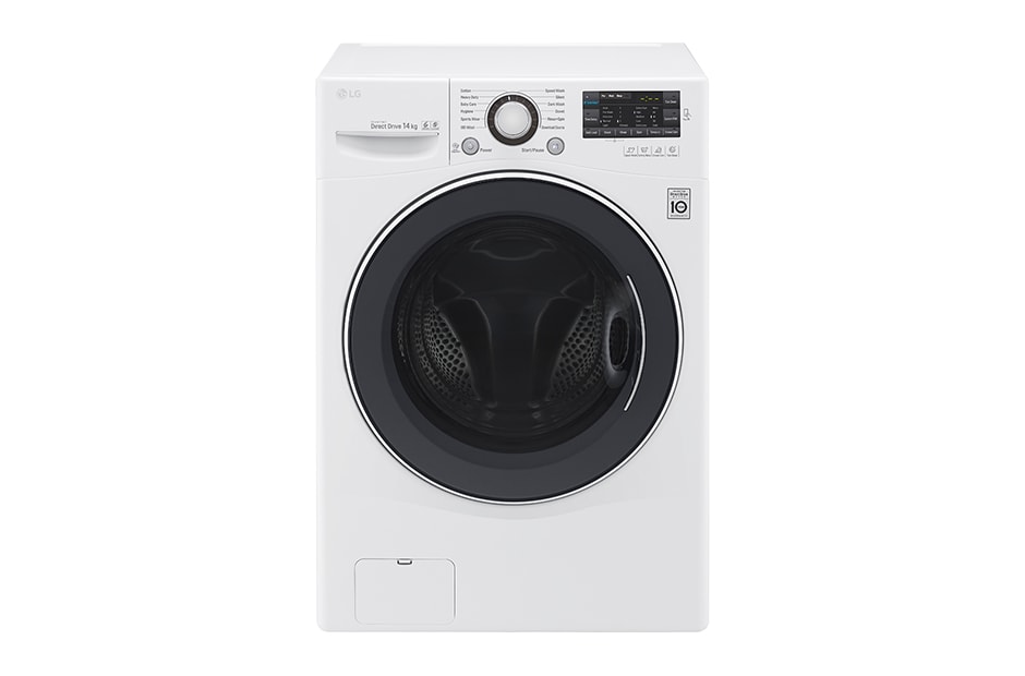 LG WiFi DD直驅變頻 滾筒洗衣機 炫麗白 / 14公斤洗衣容量, 8公斤烘衣容量, F2514DTGW