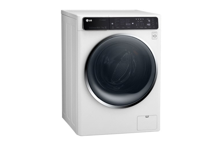 LG 6 Motion DD直驅變頻 蒸氣滾筒洗衣機 絲緞白 / 10.5公斤洗衣容量, 6公斤烘衣容量, F1450HT1W, thumbnail 4