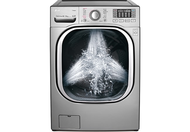 LG 6 Motion DD直驅變頻 蒸氣滾筒洗衣機 典雅銀 / 19公斤洗衣容量, 9公斤烘衣容量, WD-S19TVD