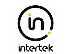 Логотип Intertek із двома крапками під логотипом. Друга крапка виділена, вказуючи, що це друге з двох зображень.