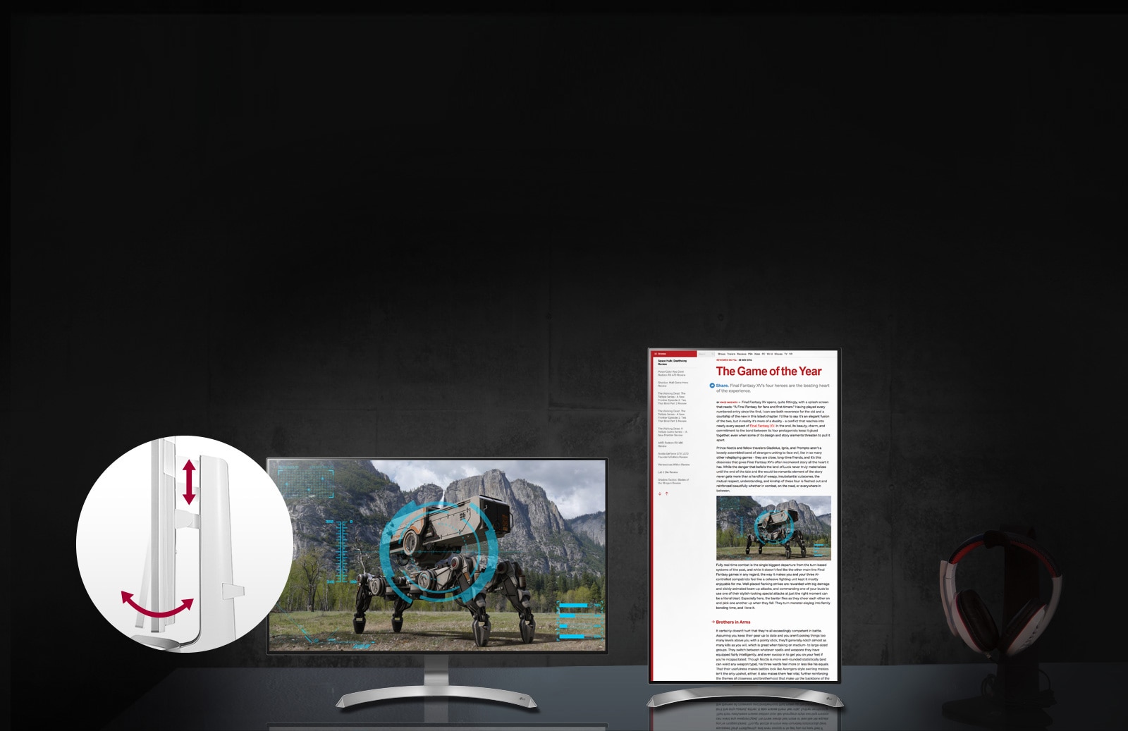 Зручне керування та ергономічна підставка