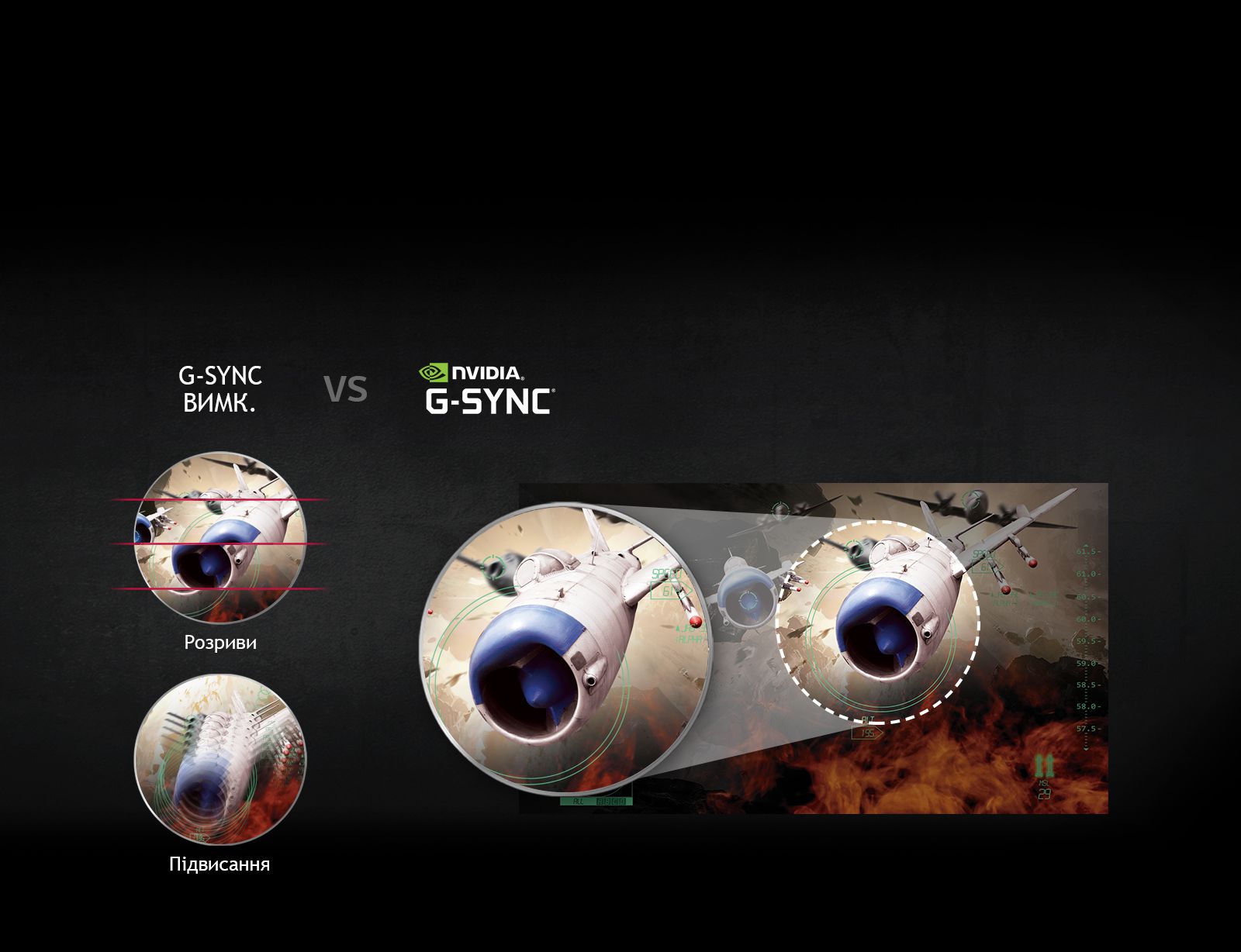 Сумісність з G-Sync® сертифіковано NVIDIA1