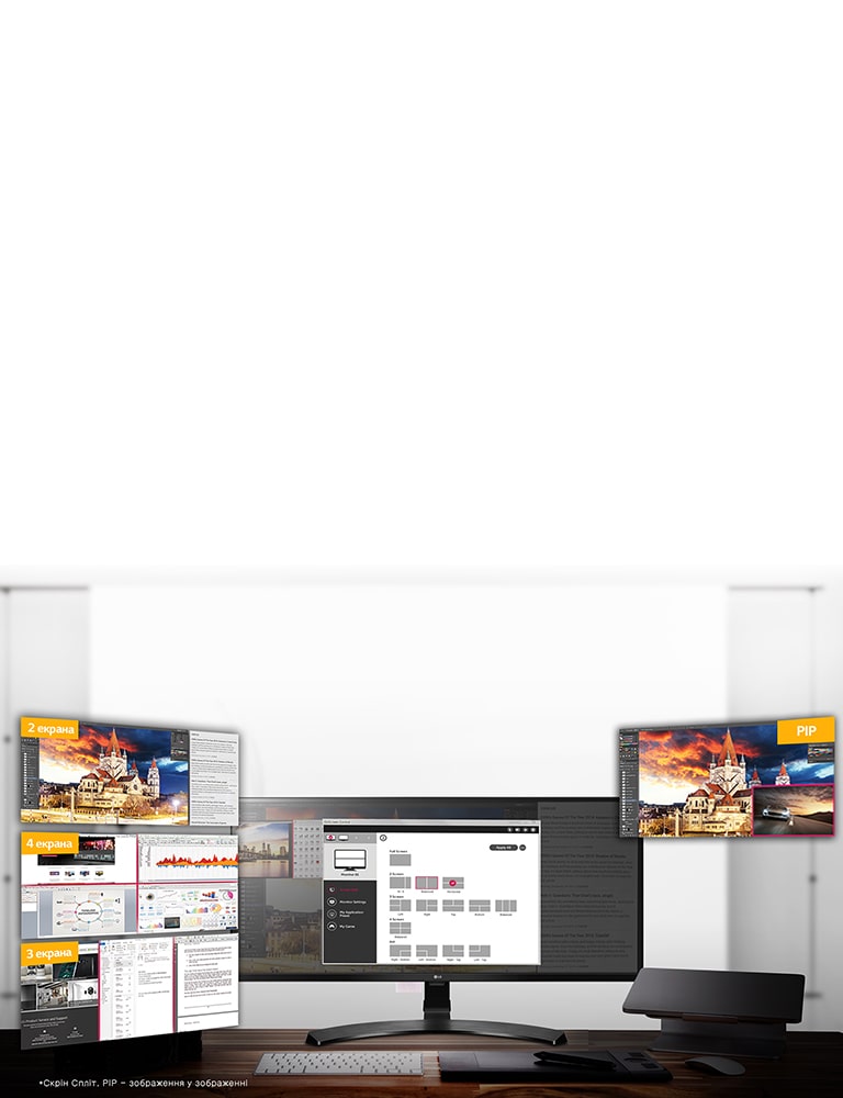 Багатофункціональність завдяки меню Screen Split2