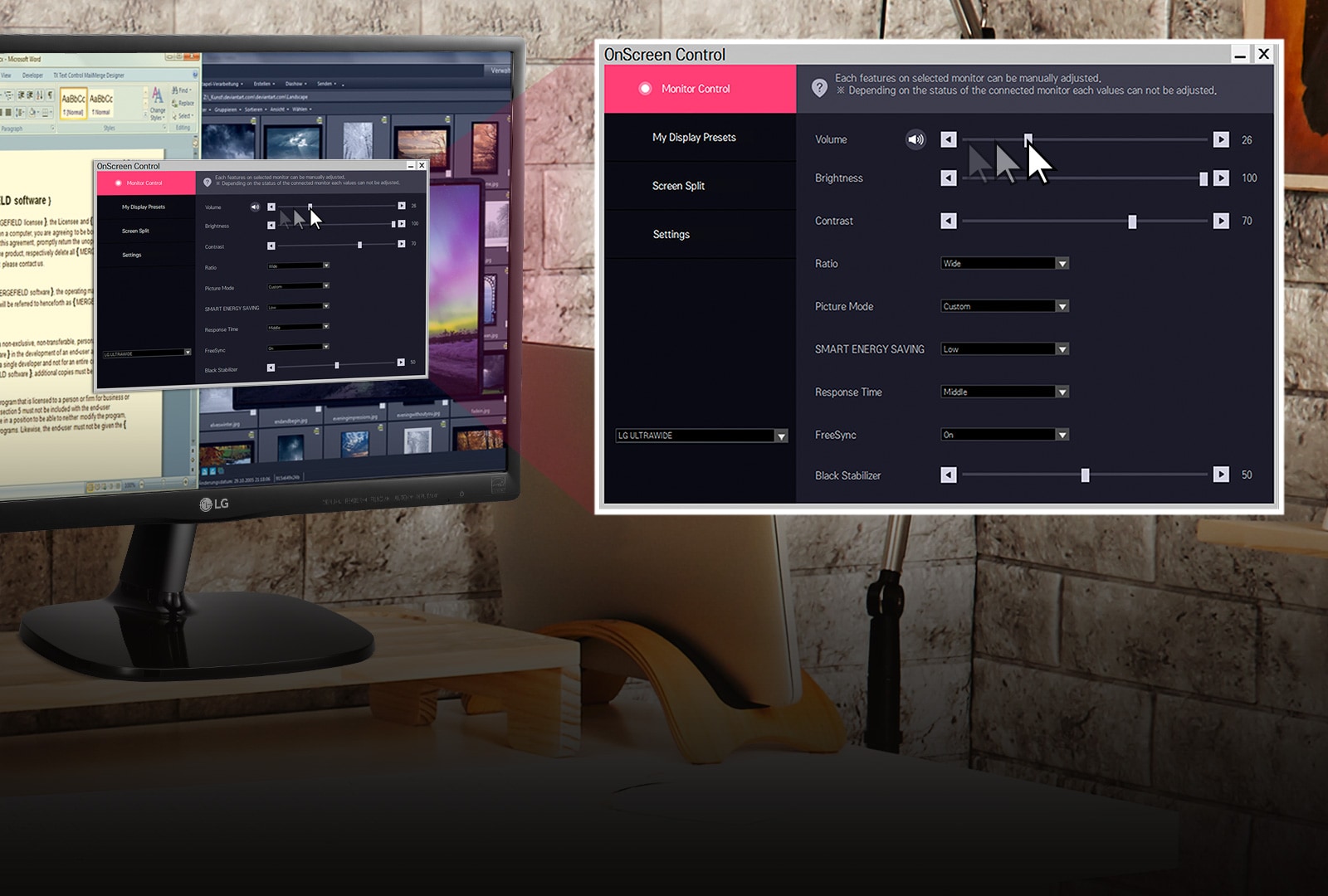 Preset Customized Options  with just a Click