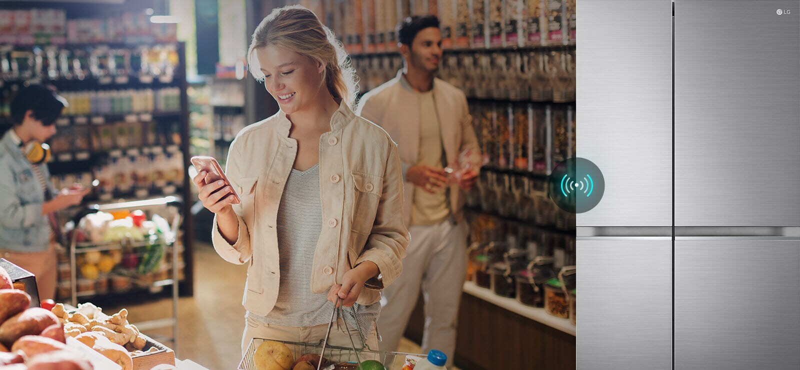 Wi-Fi з підключенням до ThinQ™ 