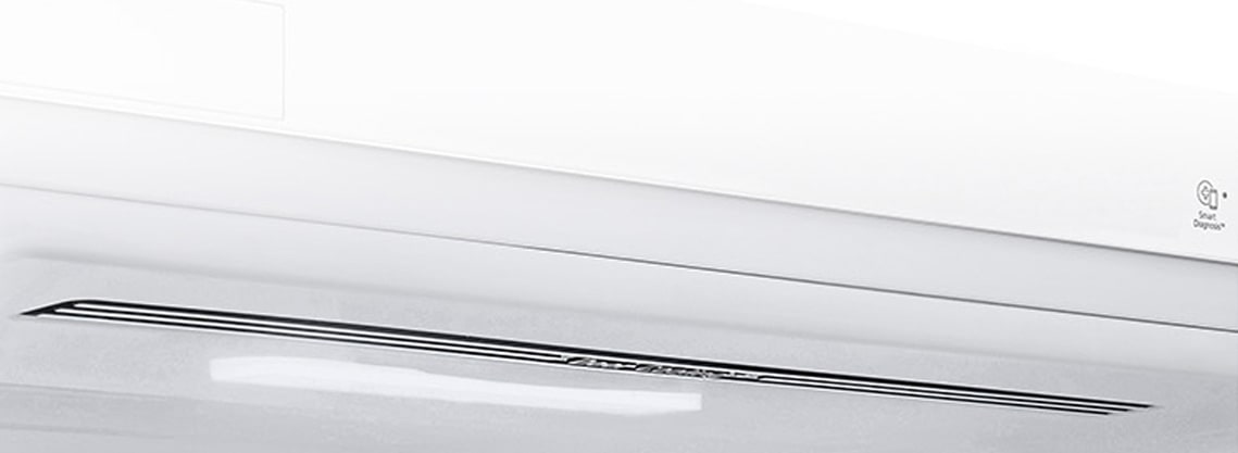 Показано крупним планом м'яке світлодіодне освітлення, яке ефективно розподіляє світло по всьому холодильнику та робить його приємним для очей.