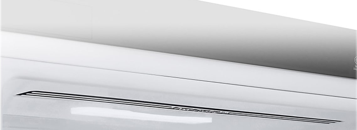 Показано крупним планом м'яке світлодіодне освітлення, яке ефективно розподіляє світло по всьому холодильнику та робить його приємним для очей.