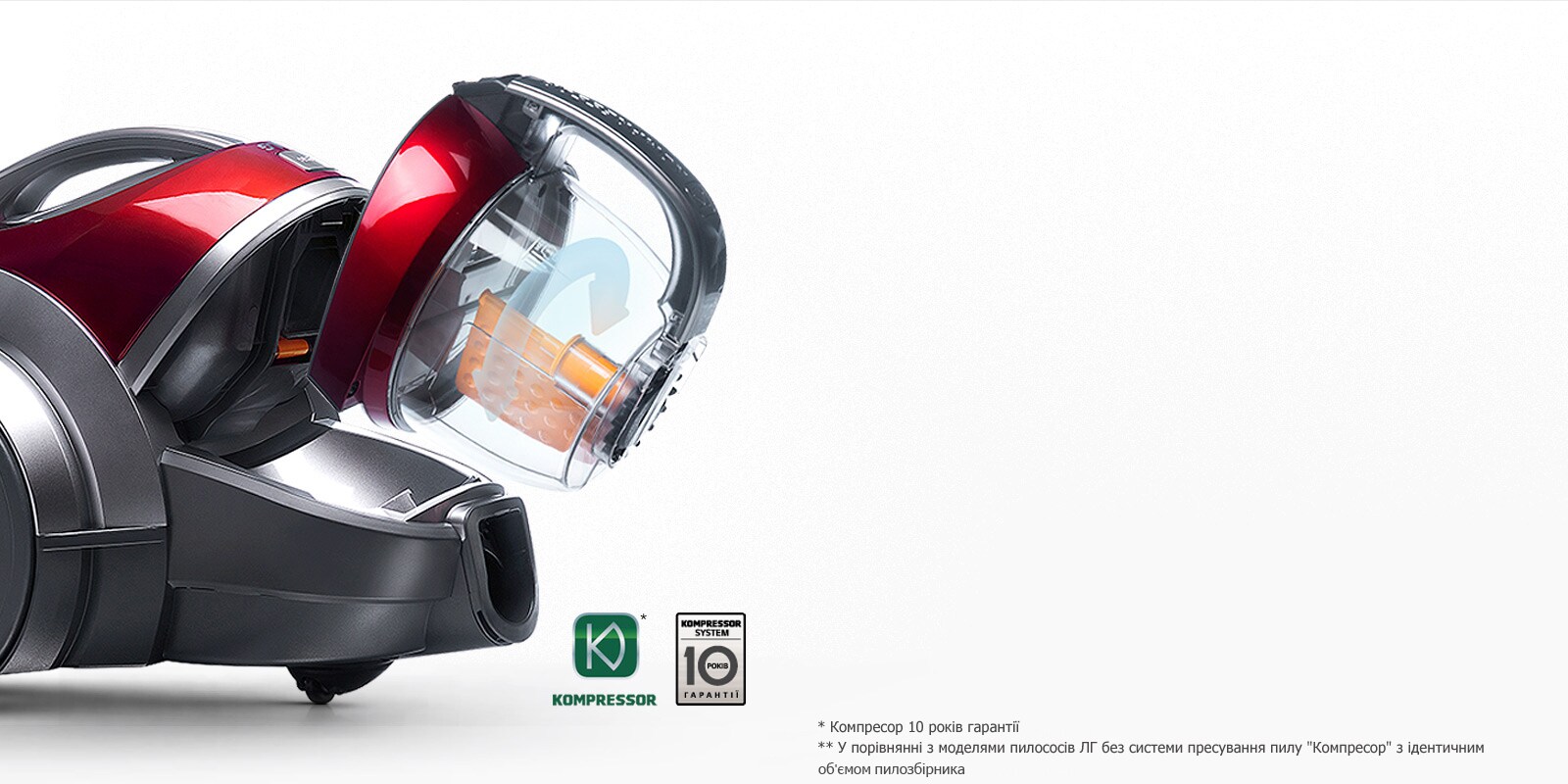 Система пресування пилу Kompressor *<br>1