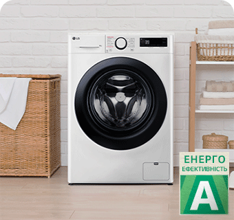 Пральна машина в пральній кімнаті