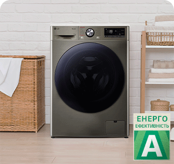 Пральна машина в пральній кімнаті