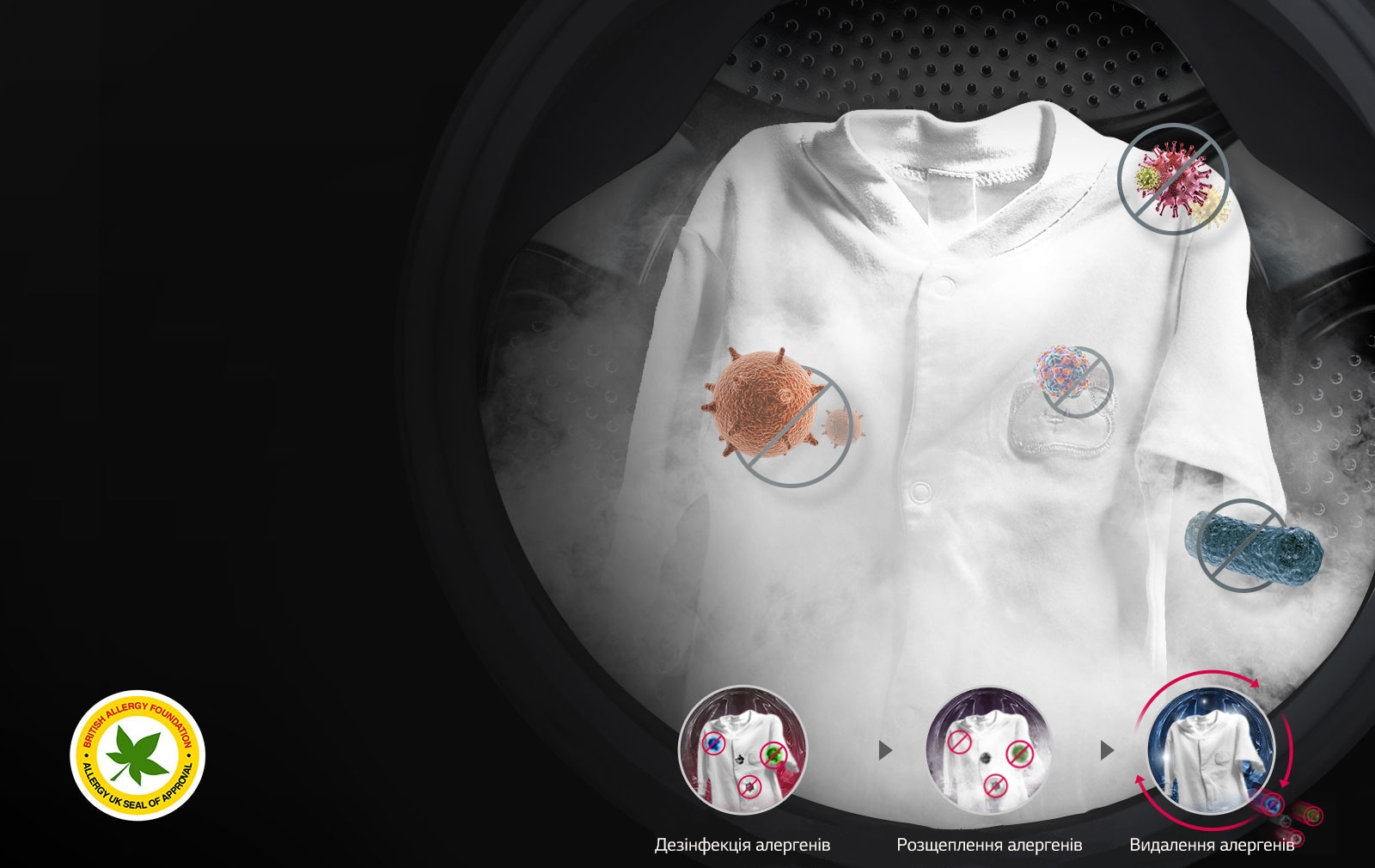 Боріться із алергенами за допомогою пари