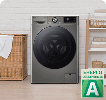 Пральна машина в пральній кімнаті