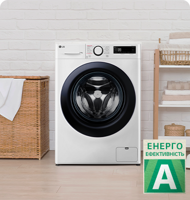 Пральна машина в пральній кімнаті