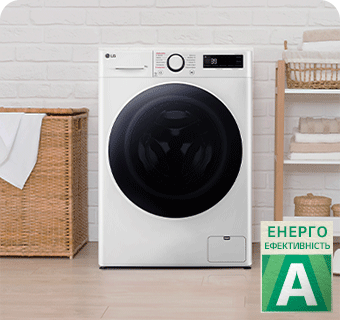Пральна машина в пральній кімнаті