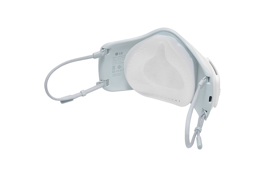 LG Очисник повітря індивідуального використання LG PuriCare™ AP300AWFA зі змінними фільтрами HEPA H13, Вигляд зверху праворуч зпозаду на корпус, AP300AWFA, thumbnail 9