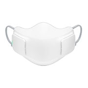 LG Очисник повітря індивідуального використання LG PuriCare™ AP300AWFA зі змінними фільтрами HEPA H13, Вид спереду на маску зі зеленим світлом, що вказує на повний заряд акумулятора, AP300AWFA, thumbnail 1