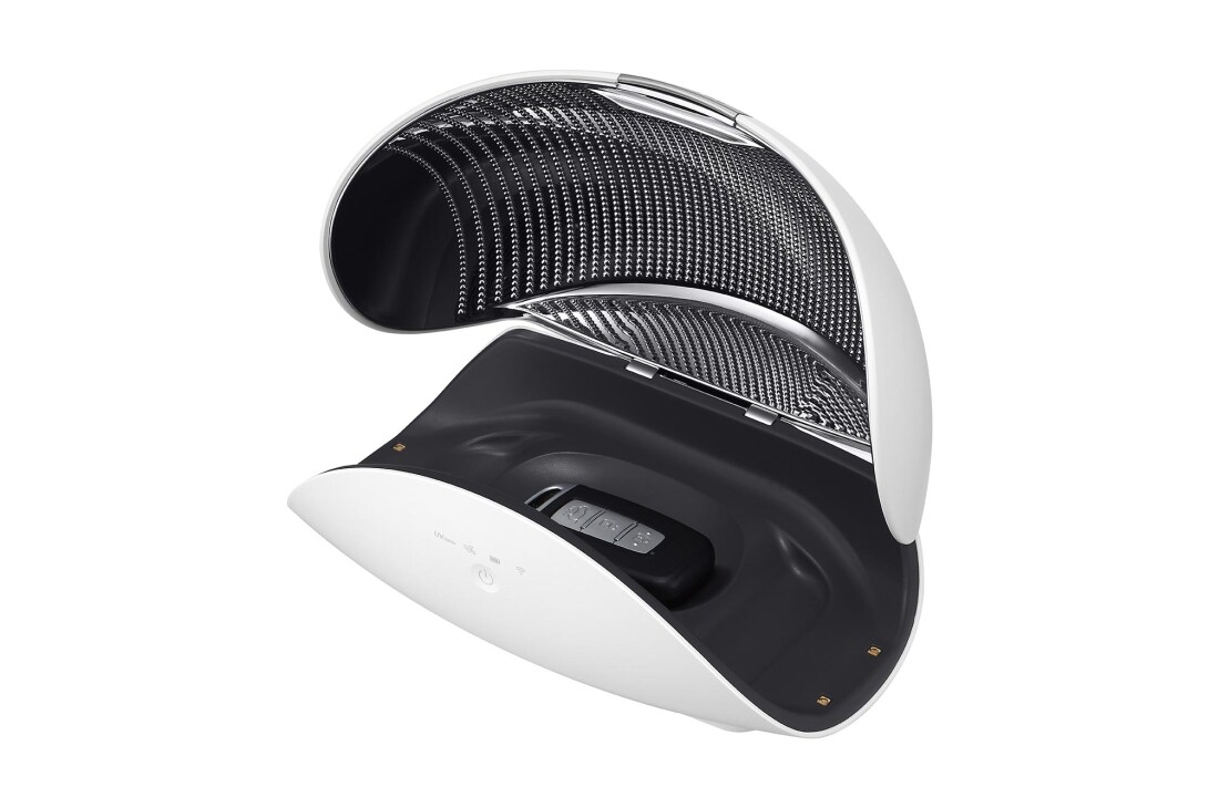 LG Кейс для очисника повітря індивідуального використання LG PuriCare™ AP300AWFA, Вид справа на відкритий кейс, що містить ключі, PWKAUW01, thumbnail 15