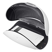 LG Кейс для очисника повітря індивідуального використання LG PuriCare™ AP300AWFA, Вид справа на відкритий кейс, що містить мобільнйи телефон 1, PWKAUW01, thumbnail 13