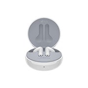 LG TONE Free FN4, A 45 degrees angle of a cradle opened up and two eabuds inside it, FN4, thumbnail 4