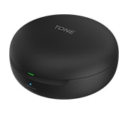 LG TONE Free FN7, Закритий зарядний кейс, вид справа під кутом 45°, HBS-FN7, thumbnail 5