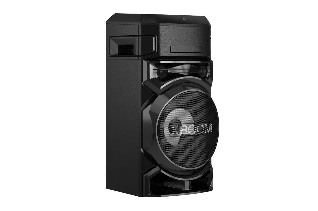 LG XBOOM ON66, вид спереду із зеленим підсвічуванням, ON66, thumbnail 4