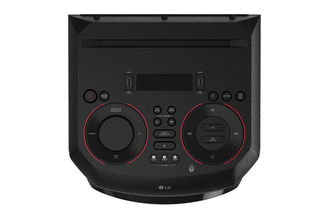 LG XBOOM ON66, вид зверху під кутом 15°, ON66, thumbnail 5