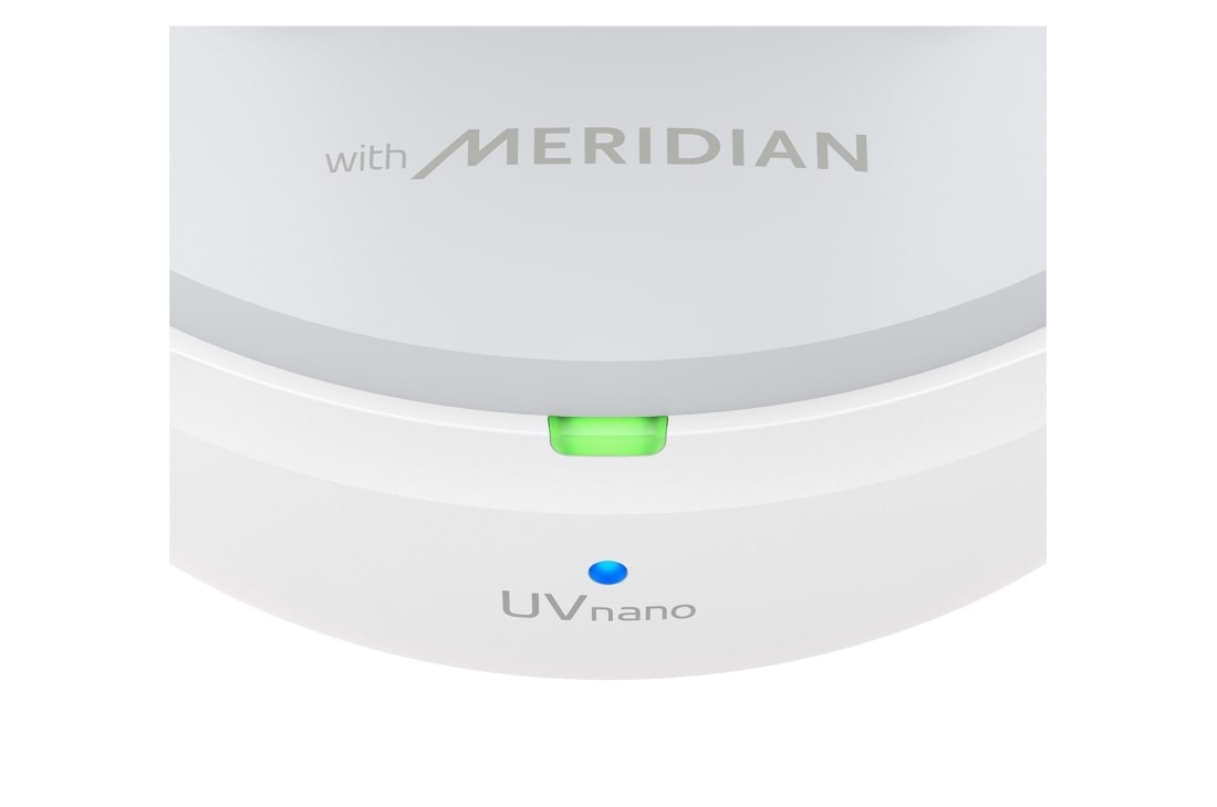 LG  TONE  Free  FP9W, Передня частина футляра великим планом з увімкнутим підсвічуванням заряджання., TONE-FP9W, thumbnail 10