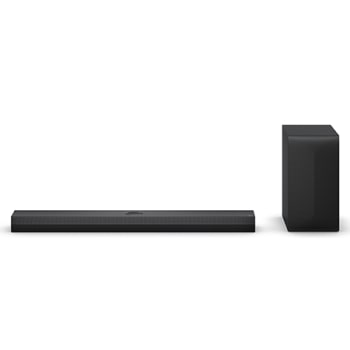 Front view of LG Soundbar S70TY and SubWoofer1