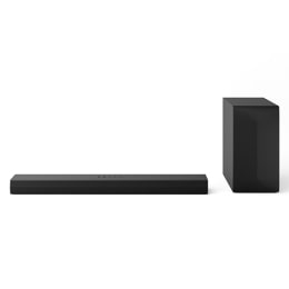 Front view of LG Soundbar S60T and subwoofer2