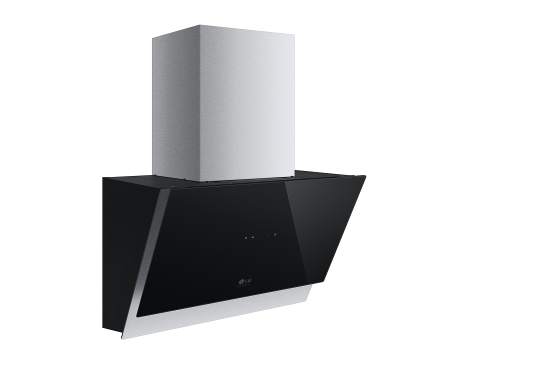 LG Декоративна витяжка LG Studio, 60 см, максимальна потужність 640 м3/г, очисний фільтр, LED підсвітка, Зображення ліворуч, HCEZM2427B2, thumbnail 2