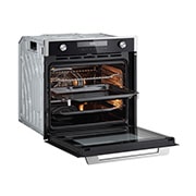 LG Вбудована духова шафа, 72 л., великий об'єм, рівномірне приготування, багато режимів приготування, Зображення відкритої духової шафи з лівого боку, WSEZD7225S1, thumbnail 7