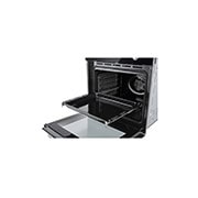 LG Вбудована духова шафа, 72 л., великий об'єм, рівномірне приготування,  багато режимів приготування, Зображення телескопічних направляючих, WSEZM7225B1, thumbnail 11