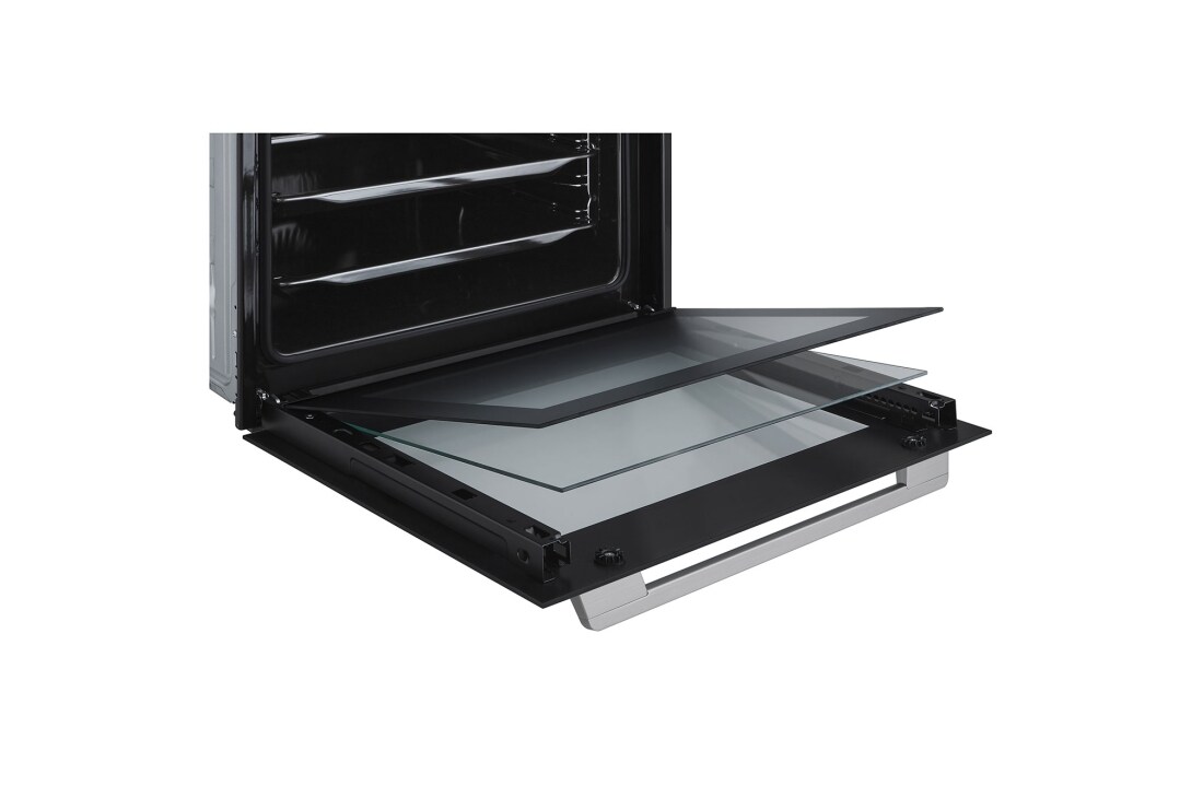 LG Вбудована духова шафа, 72 л., великий об'єм, рівномірне приготування,  багато режимів приготування, Зображення трьохшарового скла 01, WSEZ7213B, thumbnail 14