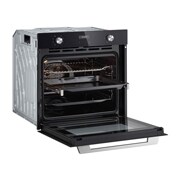 LG Вбудована духова шафа, 72 л., великий об'єм, рівномірне приготування,  багато режимів приготування, Зображення відкритої духової шафи з лівого боку, WSEZ7213B, thumbnail 7