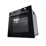 LG Вбудована духова шафа, 72 л., великий об'єм, рівномірне приготування,  багато режимів приготування, Зображення з перспективи справа знизу, WSEZ7213B, thumbnail 12