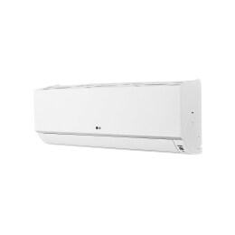 Настінний блок LG Wall Mounted ARNU12GSJC4 має довгу прямокутну форму паралелепіпеда й злегка вигнутий низ. Унизу є вихід для повітря, а вгорі&nbsp;— решітка.2