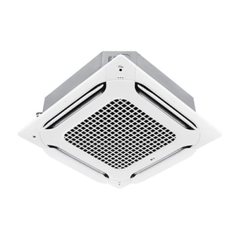 LG Dual Vane Cassette, внутрішній блок, 30&nbsp;кБТО має квадратну форму, а повітря може поширюватися в чотирьох напрямках. 1