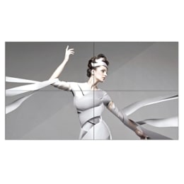 55" Відеостіна з яскравістю 500 кд/м² та режимом роботи 24/72