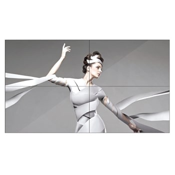 55" Відеостіна з яскравістю 500 кд/м² та режимом роботи 24/71